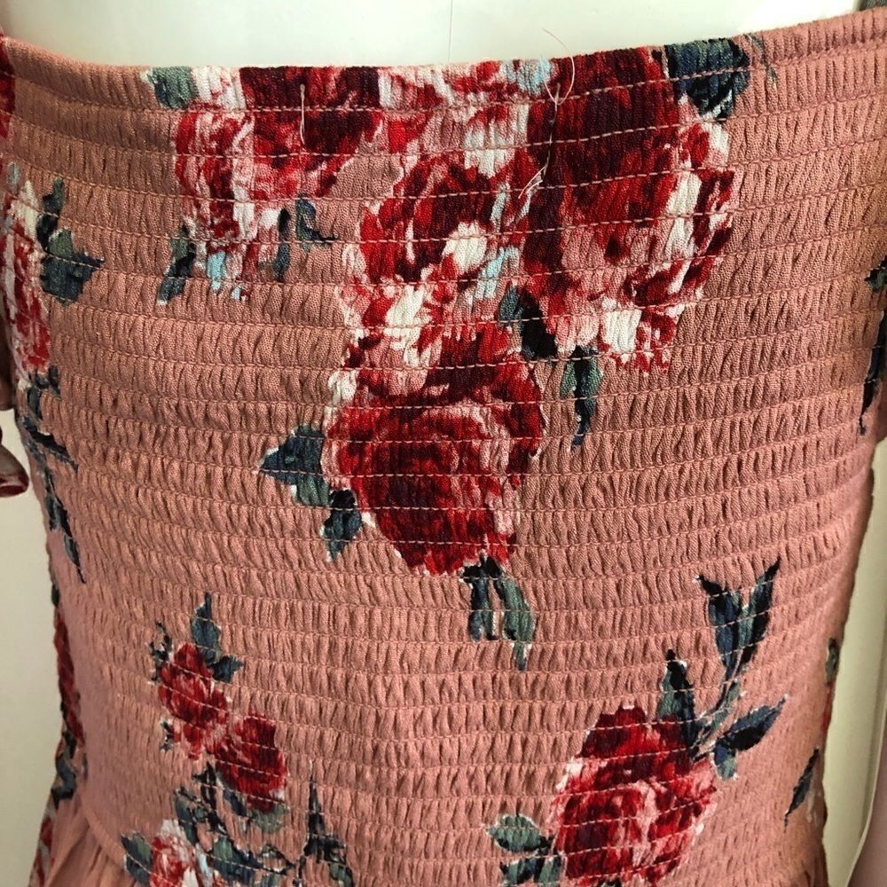 BAND OF GYPSIES Floral Boho Mini Dress.Size M - Picture 12 of 16